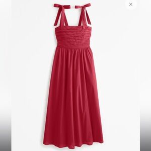 Abercrombie & Fitch Emerson Tie-Strap Maxi Dress Size s